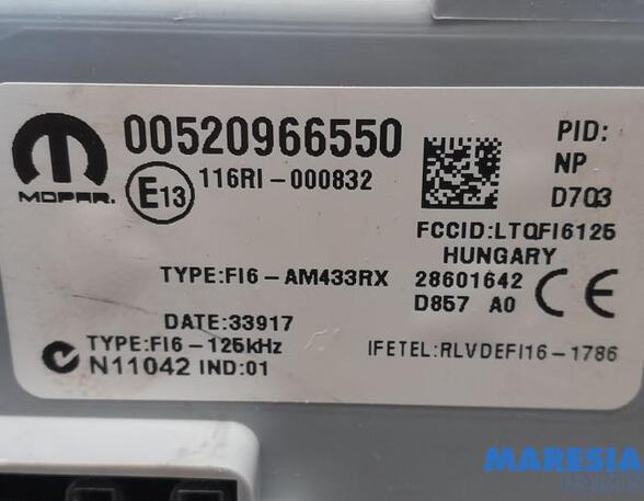 Control unit for engine FIAT PANDA (312_, 319_), FIAT PANDA VAN (312_, 519_)