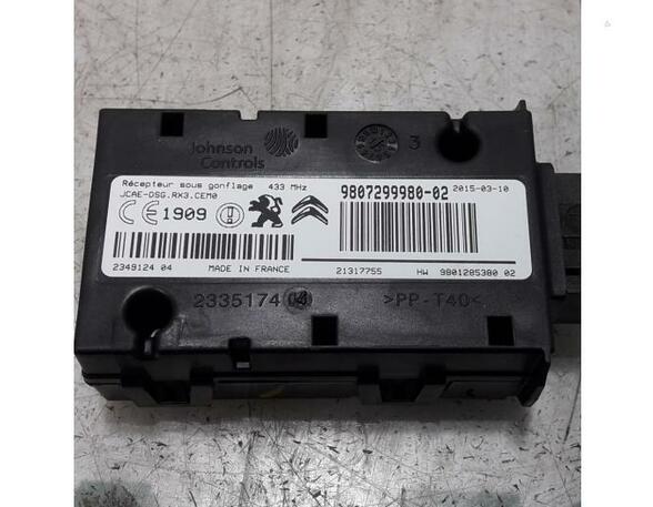 Control unit for tyre pressure control system PEUGEOT 5008 (0E, 0U)