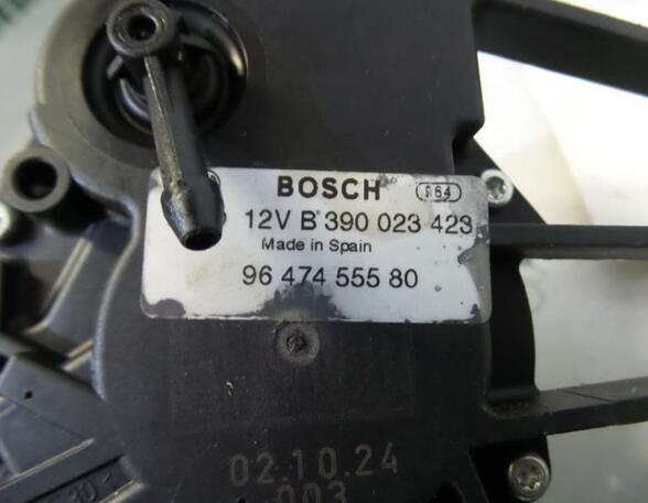 Wiper Motor PEUGEOT PARTNER Box Body/MPV (5_, G_)