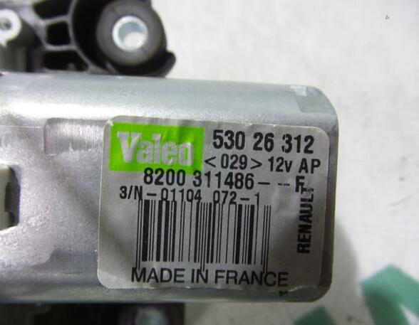 Wiper Motor RENAULT Twingo II (CN0)