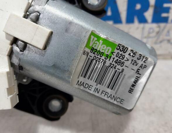 Wiper Motor RENAULT Twingo II (CN0)