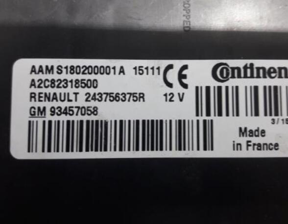 Central Locking System OPEL Vivaro Combi (--), OPEL Vivaro B Kasten (--), OPEL Vivaro B Kasten (X82)