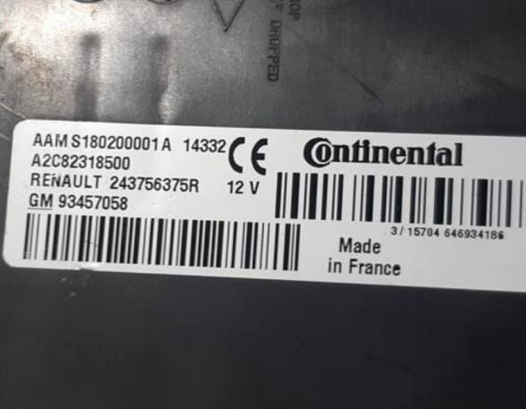 Central Locking System OPEL Vivaro Combi (--), OPEL Vivaro B Kasten (--), OPEL Vivaro B Kasten (X82)