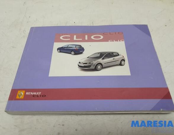 Operation manual RENAULT CLIO III (BR0/1, CR0/1), RENAULT CLIO II (BB_, CB_)