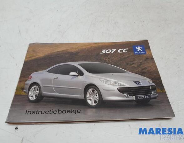 Bordbuch Peugeot 307 CC  GEENNUMMER2 P20973838