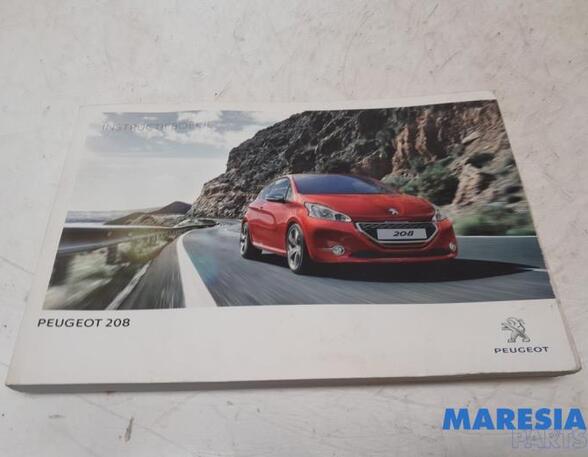 Operation manual PEUGEOT 208 I (CA_, CC_)