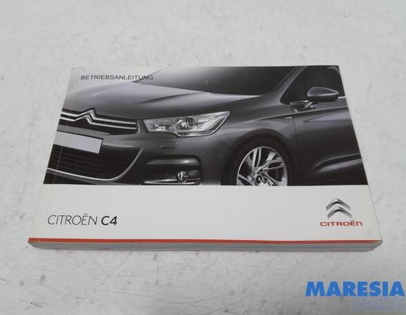 Operation manual CITROËN C4 II (B7)