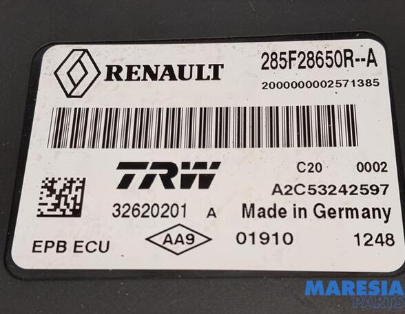 Control unit for fixing brake RENAULT SCÉNIC III (JZ0/1_)