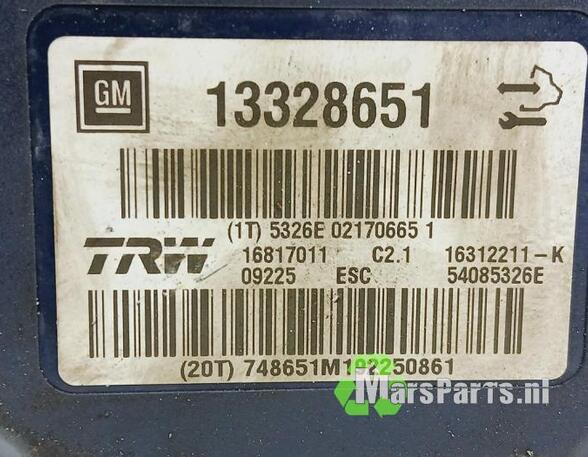 Pumpe ABS Opel Insignia A Stufenheck G09 13328651 P20982662