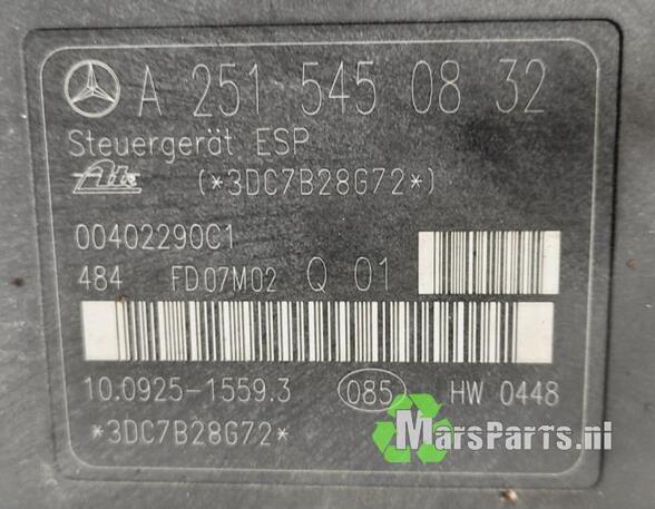 Abs Hydraulic Unit MERCEDES-BENZ GL-CLASS (X164), MERCEDES-BENZ R-CLASS (W251, V251)