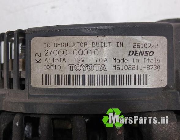 Dynamo (Alternator) CITROËN C1 (PM_, PN_), PEUGEOT 107 (PM_, PN_), TOYOTA AYGO (_B1_)