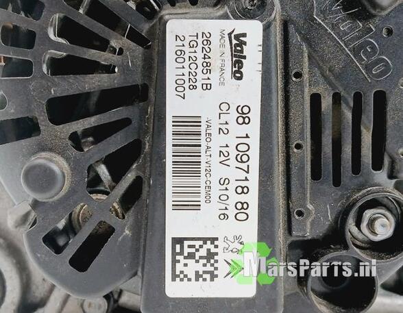 Dynamo (Alternator) CITROËN C4 CACTUS, PEUGEOT 3008 SUV (MC_, MR_, MJ_, M4_)