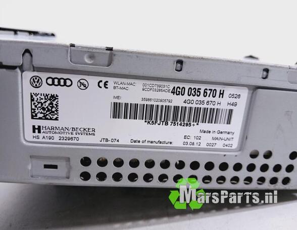 Control unit AUDI A6 Allroad (4GH, 4GJ, C7), AUDI A6 Avant (4G5, 4GD, C7), AUDI A7 Sportback (4GA, 4GF)