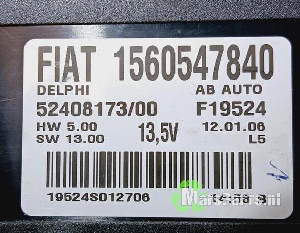 Heating & Ventilation Control Assembly ALFA ROMEO 159 (939_)