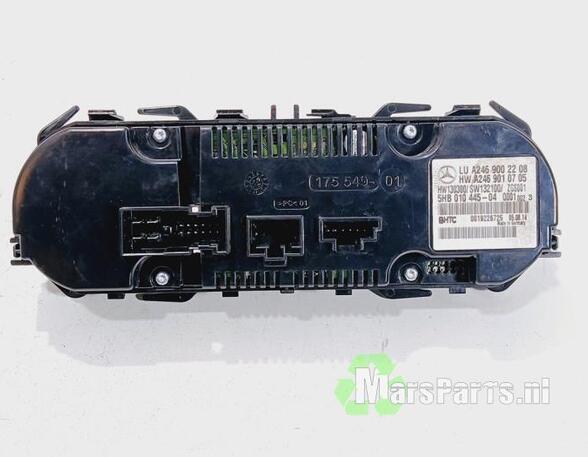 Heating & Ventilation Control Assembly MERCEDES-BENZ A-CLASS (W176)