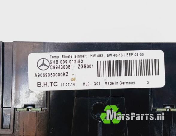 Heating & Ventilation Control Assembly MERCEDES-BENZ SPRINTER 3-t Van (906)