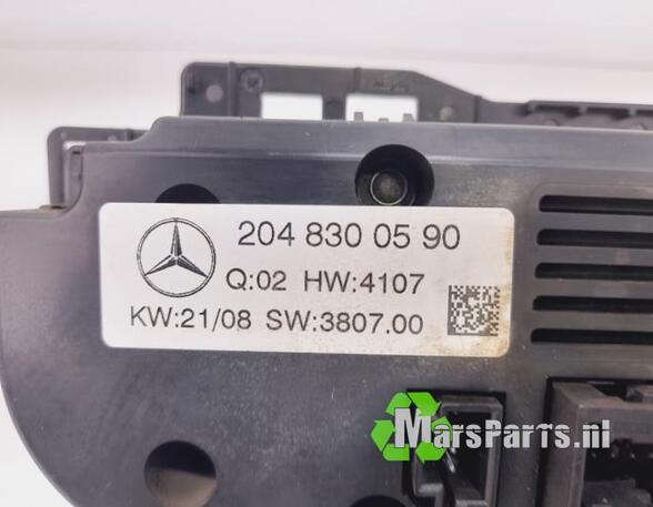 Heating & Ventilation Control Assembly MERCEDES-BENZ C-CLASS (W204), MERCEDES-BENZ C-CLASS T-Model (S204)