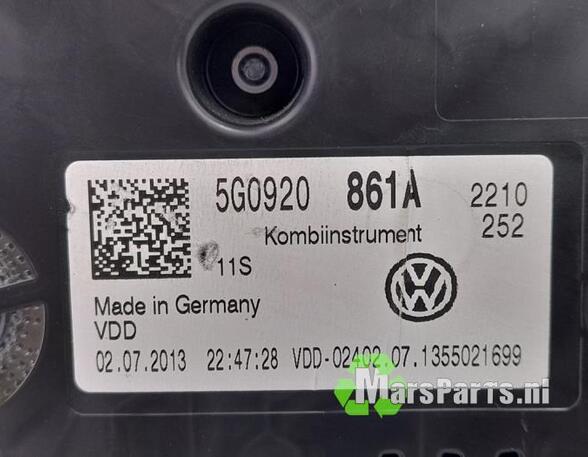 Tachometer (Revolution Counter) VW GOLF VII (5G1, BQ1, BE1, BE2)