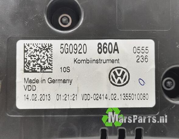 Tachometer (Revolution Counter) VW GOLF VII (5G1, BQ1, BE1, BE2)