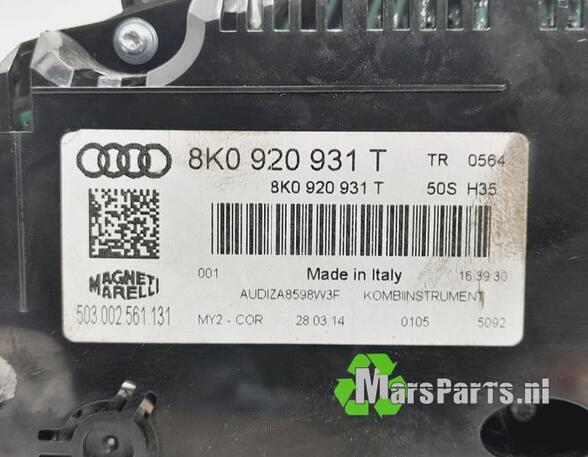 Toerenteller AUDI A4 (8K2, B8)