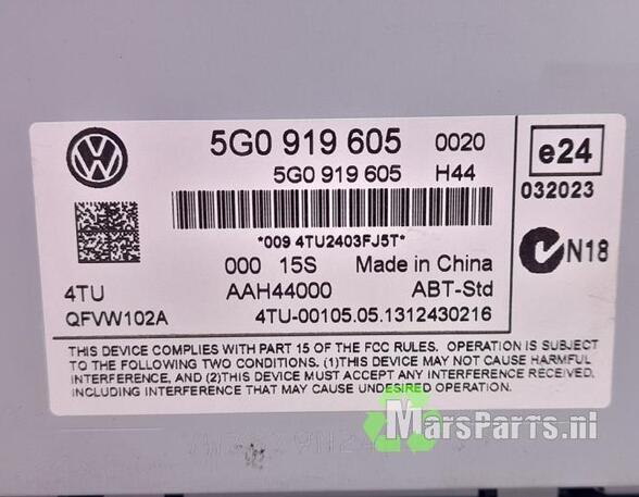 Navigation System VW GOLF VII (5G1, BQ1, BE1, BE2)