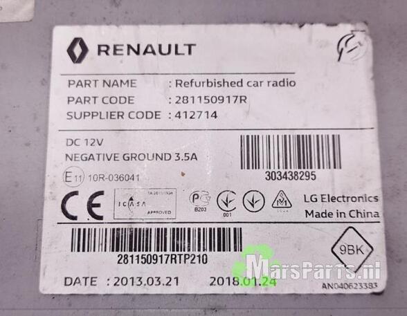 Autonavigatiesysteem RENAULT CLIO III (BR0/1, CR0/1), RENAULT CLIO IV (BH_)