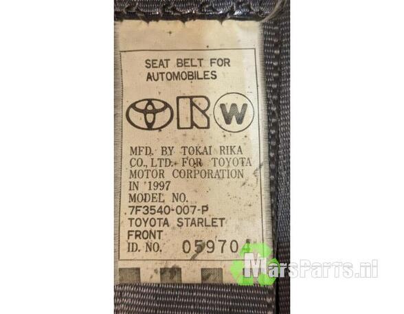 Safety Belts TOYOTA STARLET (_P9_)