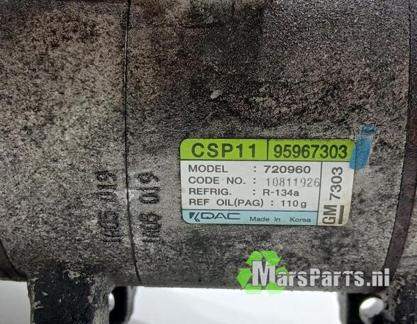 Air Conditioning Compressor CHEVROLET SPARK (M300)