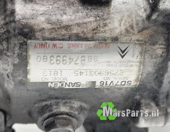 Air Conditioning Compressor PEUGEOT EXPERT Van (VF3A_, VF3U_, VF3X_)