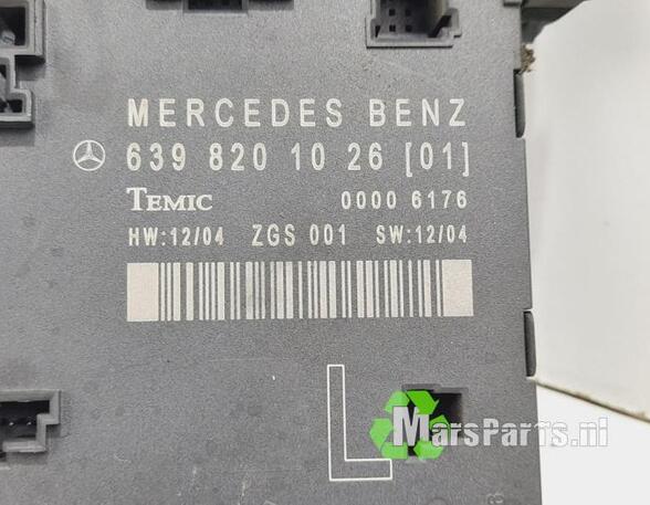 Central Locking System MERCEDES-BENZ VITO / MIXTO Van (W639)