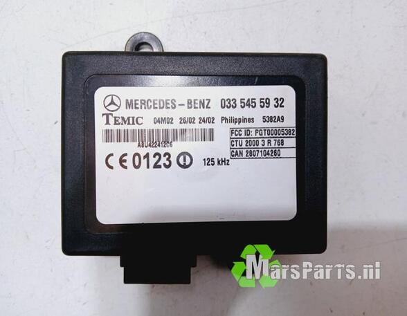 Control unit for anti-theft device MERCEDES-BENZ SPRINTER 2-t Bus (901, 902), MERCEDES-BENZ SPRINTER 3-t Bus (903)