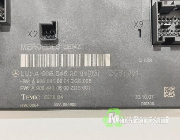 Control unit central electric (BCM) MERCEDES-BENZ SPRINTER 3,5-t Van (906)