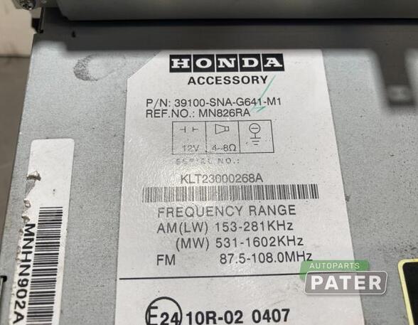 
CD-Radio Honda Civic VIII Stufenheck FD, FA 39100SNAG641M1 P14919597
