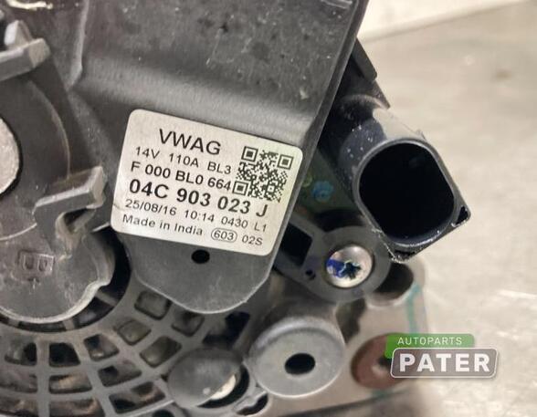 Alternator VW UP! (121, 122, BL1, BL2, BL3, 123), VW LOAD UP (121, 122, BL1, BL2)