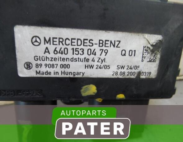 Glow Plug Relay Preheating MERCEDES-BENZ A-CLASS (W169)