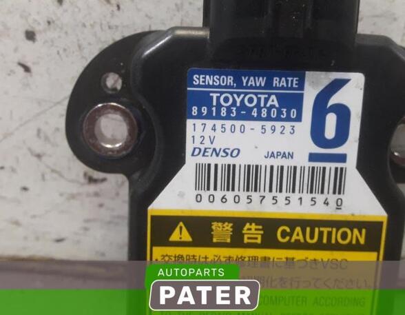 Sensor versnelling in lengterichting LEXUS CT (ZWA10_)