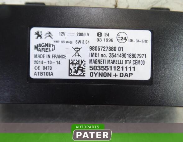 Control unit PEUGEOT 308 SW II (LC_, LJ_, LR_, LX_, L4_)