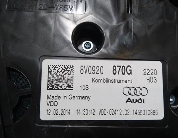 Control unit AUDI A3 Sportback (8VA, 8VF), AUDI A6 Allroad (4GH, 4GJ, C7)