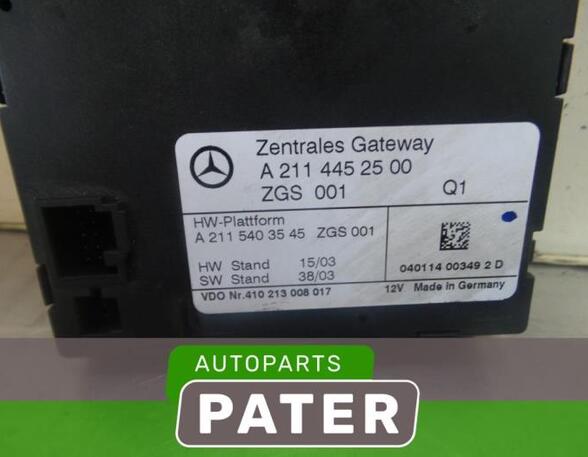 Control unit MERCEDES-BENZ E-CLASS (W211), MERCEDES-BENZ E-CLASS T-Model (S211)