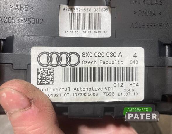 Control unit AUDI A1 (8X1, 8XK), AUDI A1 Sportback (8XA, 8XF)