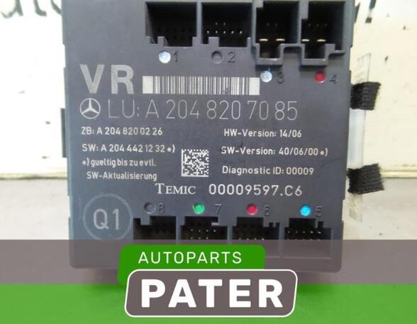 Control unit MERCEDES-BENZ C-CLASS (W204), MERCEDES-BENZ C-CLASS T-Model (S204)