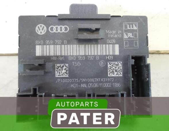 Control unit AUDI A1 (8X1, 8XK), AUDI A1 Sportback (8XA, 8XF)