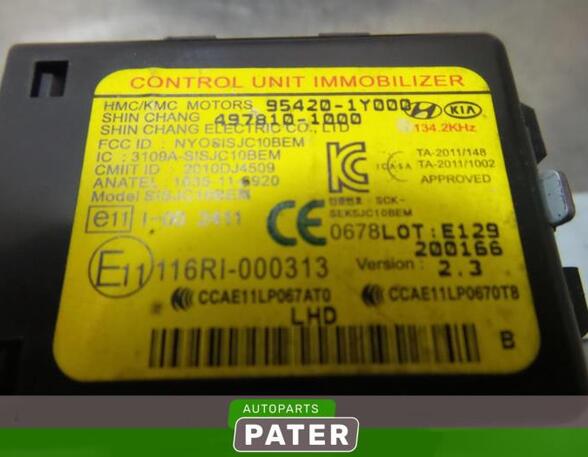 Control unit KIA PICANTO (TA), KIA PICANTO (JA)