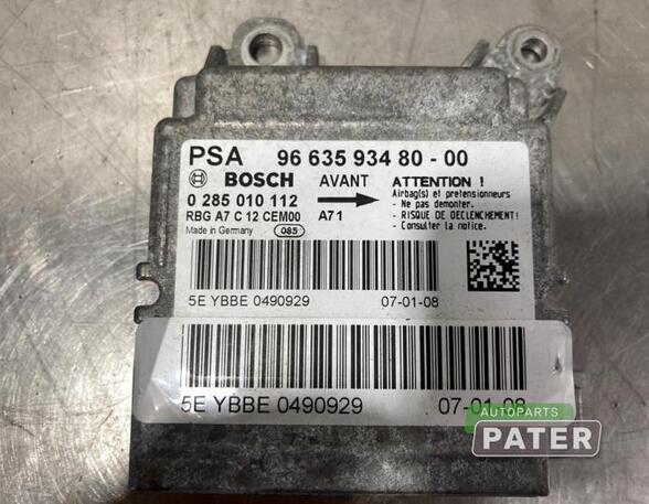 Control unit for Airbag PEUGEOT 207 (WA_, WC_)