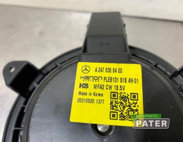 Interior Blower Motor MERCEDES-BENZ GLB (X247)