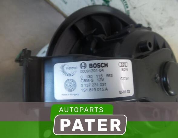 Interior Blower Motor VW UP! (121, 122, BL1, BL2, BL3, 123)