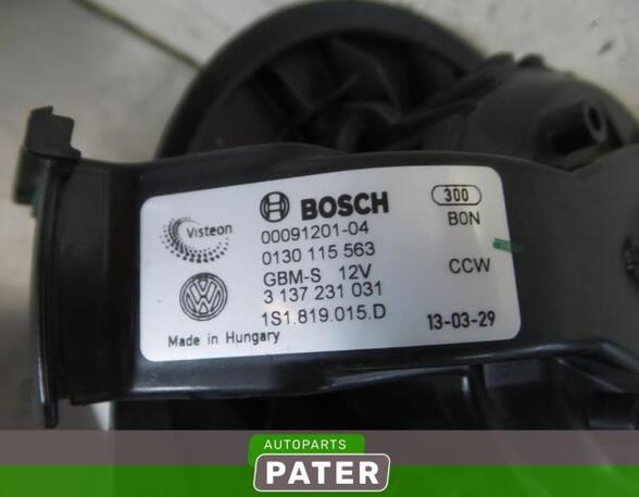 Interior Blower Motor VW UP! (121, 122, BL1, BL2, BL3, 123)