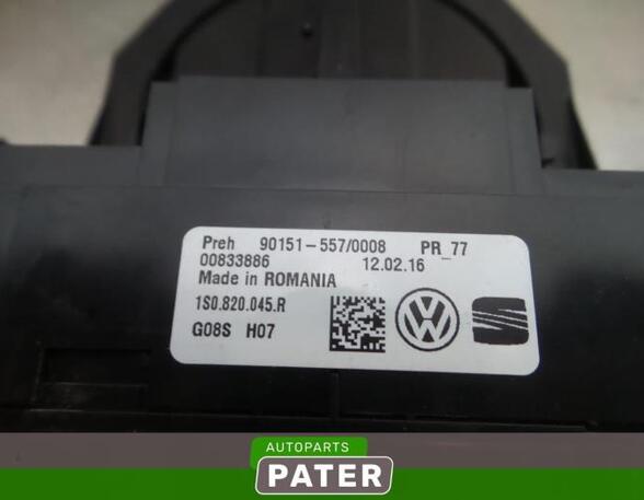 Heating & Ventilation Control Assembly VW UP! (121, 122, BL1, BL2, BL3, 123), VW LOAD UP (121, 122, BL1, BL2)