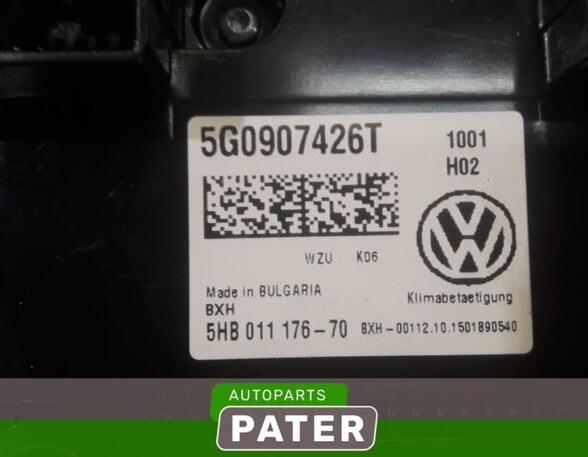 Heating & Ventilation Control Assembly VW GOLF VII Variant (BA5, BV5)