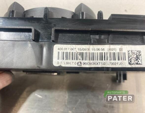 Heating & Ventilation Control Assembly PEUGEOT 5008 (0U_, 0E_)